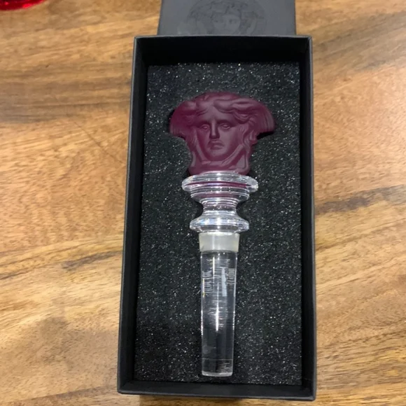 Versace Amethyst crystal wine stopper - Picture 1 of 4